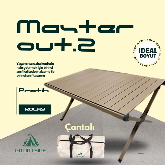 Master Out.2 - (XL) Katlanabilir Masa